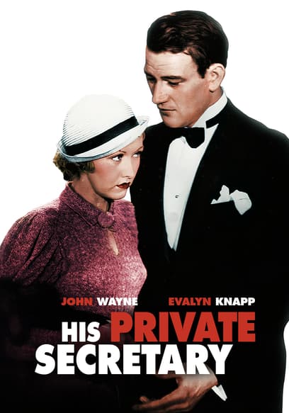 His Private Secretary poster