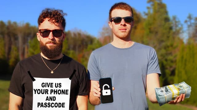 S01:E02 - Who Will Hand Over Their Phone and Passcode for $1,000?