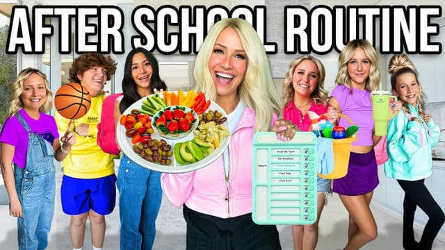 S02:E08 - New After School Routine with 10 Kids