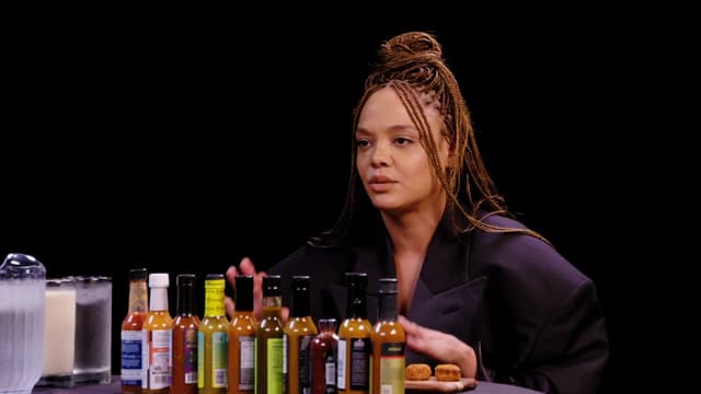 S18:E07 - Tessa Thompson Feels Alive While Eating Spicy Wings