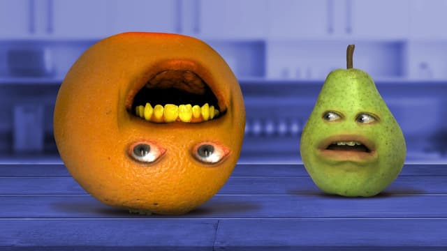 S04:E05 - Orange Upside Down Flaming Orange Laughing Legs