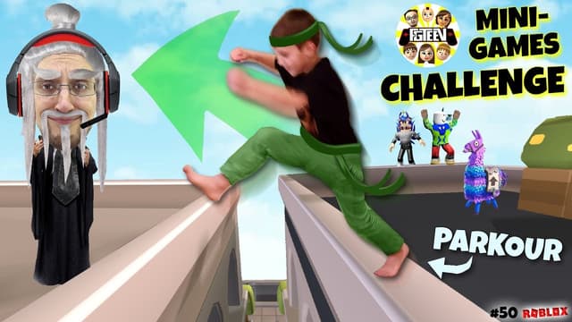 S01:E13 - Parkour Ninjas Challenge and Fortnite Trolling