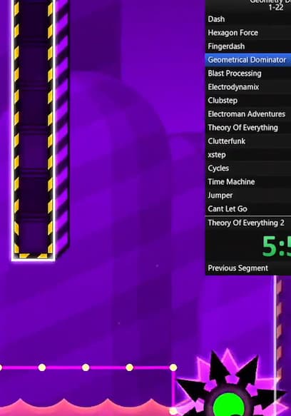 S01:E05 - I Beat the Geometry Dash Speedrun World Record poster
