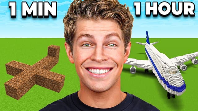 S01:E01 - Minecraft: 1 Minute Builds!