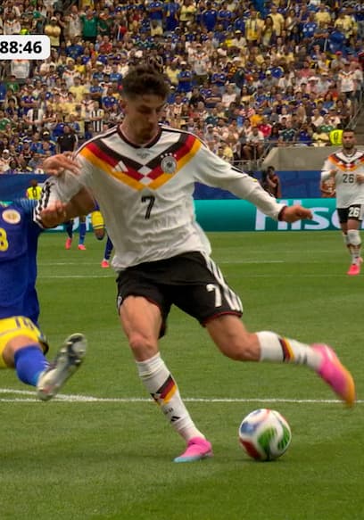 Germany’s Kai Havertz Scores His Second Goal of Game Against Curaçao poster