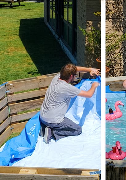 S11:E24 - Easy Ways to Build Pergola and Swimming Pool | Amazing Crafts for Your Backyard poster