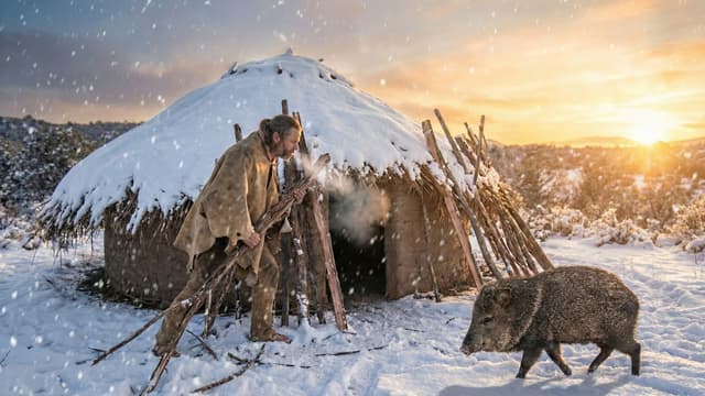 S01:E17 - Snow Storm at the Hut and Javelina Encounter