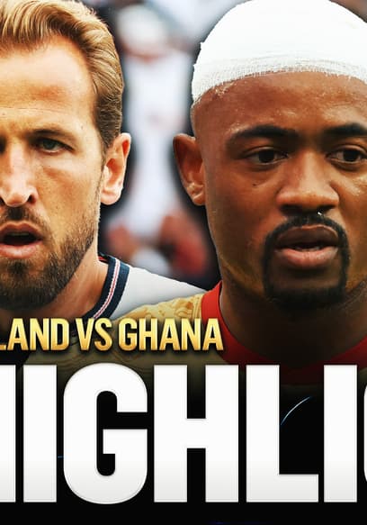 England vs. Ghana poster