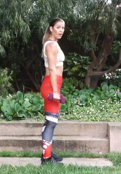 S01:E01 - 27 Min Abs and Glutes Workout With Weights poster