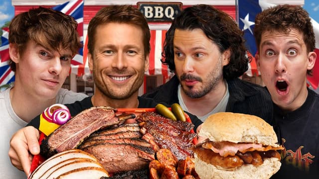 S01:E05 - Glen Powell & Edgar Wright Rate American vs. English BBQ