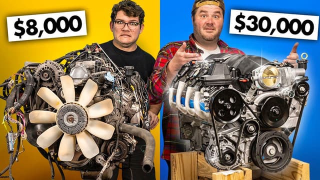 S01:E18 - $8000 Junkyard V8 vs $30,000 Crate V8 Engine Swap