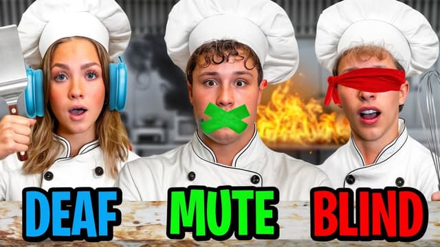 S01:E06 - Blind, Deaf, and Mute Baking Challenge!