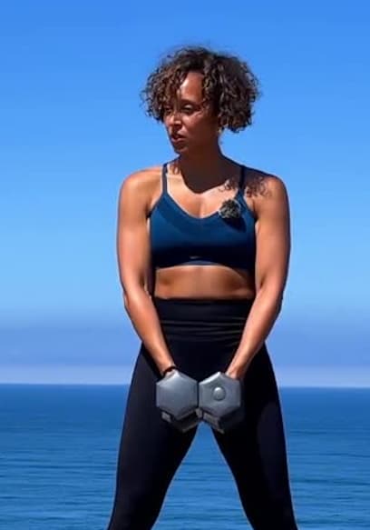 S01:E01 - 15 Min Total Body Dumbbell Routine poster