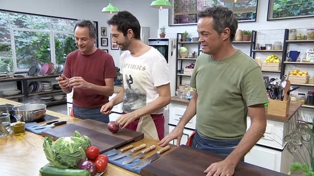 S01:E60 - Lasaña Crujiente De Verduras Y Galletas Con Crema De Chocolate