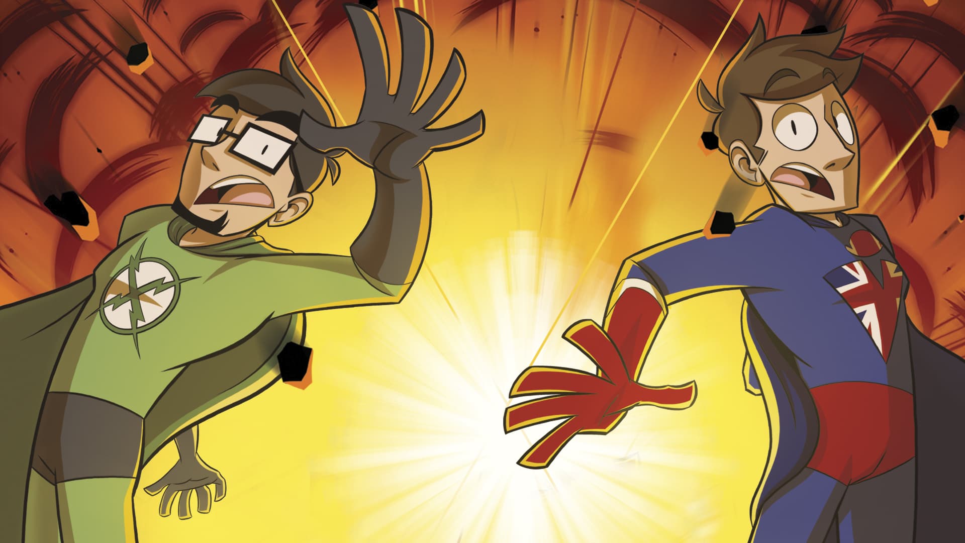 Xray And Vav Drawing X RAY AND VAV GOO GOO GAH GAH (Rooster Teeth) By