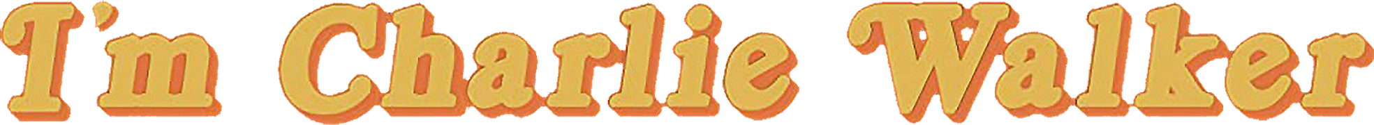 I'm Charlie Walker