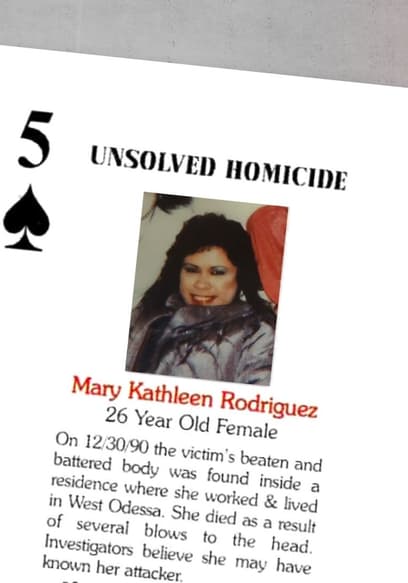 Affiche de S06:E08 - Mary Kathleen Rodriguez
