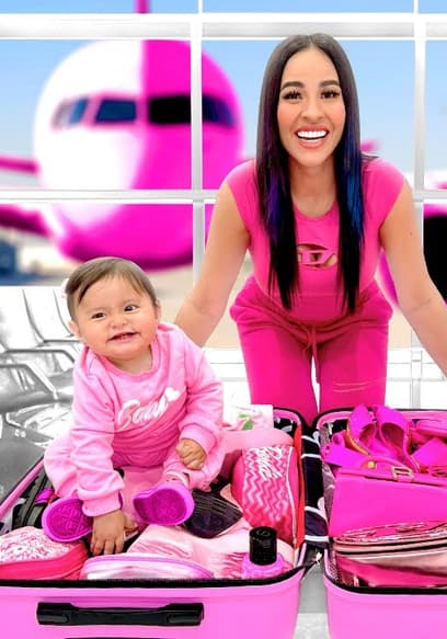 Póster de S01:E01 - Viajando solo de color rosa por una semana