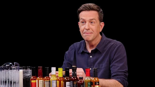 S17:E03 - Ed Helms Needs a Mouth Medic While Eating Spicy Wings