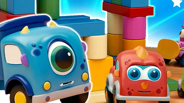 S01:E01 - Blocks Castle / Hide and Seek / Ramp / Racingtrack / Toy Trains / Archers