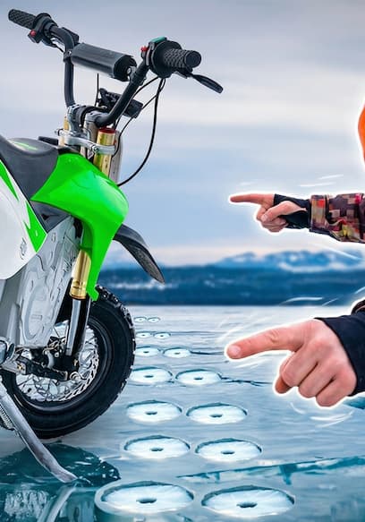 S01:E04 - I Built a Dirt Bike That Can Ride on Ice! poster