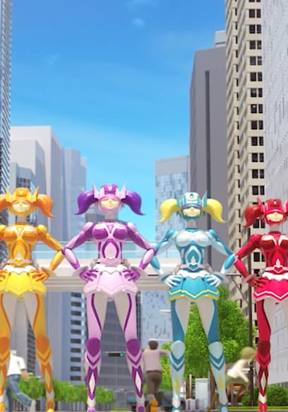 Watch Miniforce X S02:E08 - The Swag Five / Force Pentatron! Combine ...