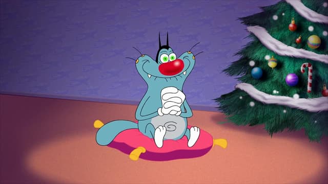 S03:E12 - El fugitivo / El cangrejo de Oggy / Santa Oggy