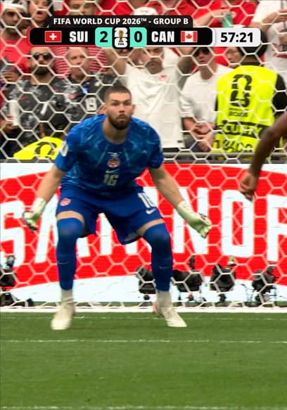 Johan Manzambi Slots It Home Past the Keeper to Extend Switzerland's Lead Over Canada poster