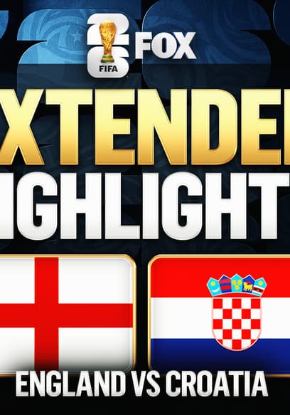 England vs. Croatia poster
