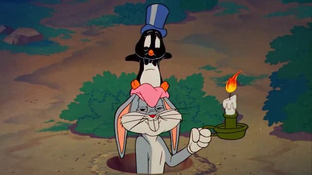 S08:E05 - Holiday for Drumsticks / Each Dawn I Crow / 8 Ball Bunny