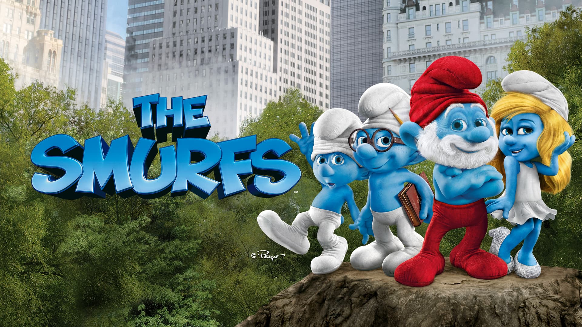 The Smurfs (2011) poster