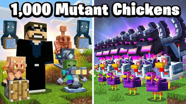 S13:E04 - Fighting Mutant Chickens in Minecraft