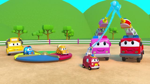 S01:E04 - Baby Cars Learn Shapes / Painting With Baby Cars / Baby Cars Play BasketBall / Be Safe After School / a Nice Family Day / Go to Sleep / Stuck in Mud