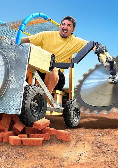 S02:E16 - I Built a Life Sized BattleBot poster