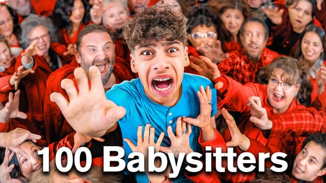 S02:E18 - I Survived 100 Babysitters in 24 Hours