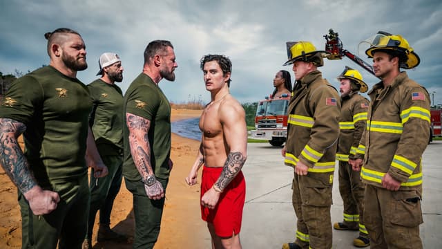 T01:C09 - S01:E09 - U.S. Navy SEALs & Firefighters vs Bodybuilders Challenge