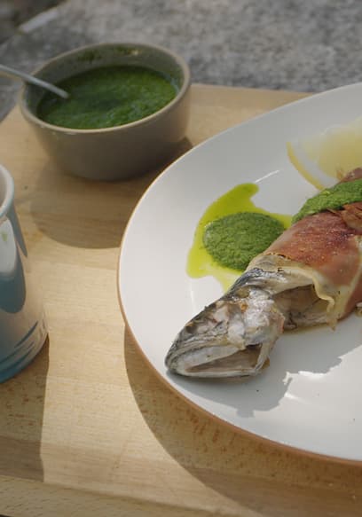 S01:E02 - Bison Bites & Prosciutto-Wrapped Trout poster