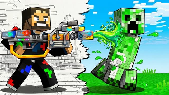 S21:E09 - Painting the World in Minecraft