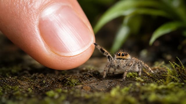 S01:E03 - The Process of Making Friends With a Tiny Spider + the Journey of Making Friends With a Tiny Spider