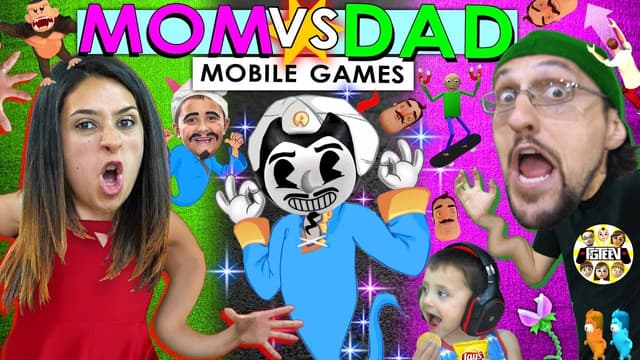 S02:E11 - Mom vs. Dad Mobile Games Challenge