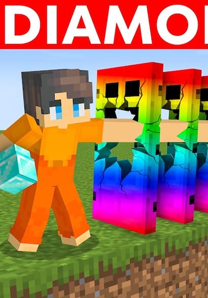 Watch Milo and Chip S05:E08 - Dirt vs. Diamond Door Battle in Minecraft ...