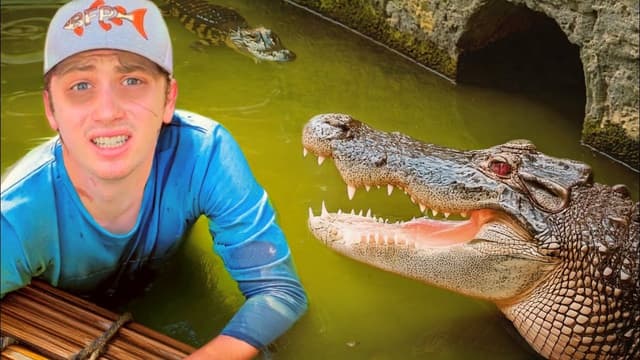 S02:E02 - I Survived 24 Hours in an Alligator Infested Sewer!