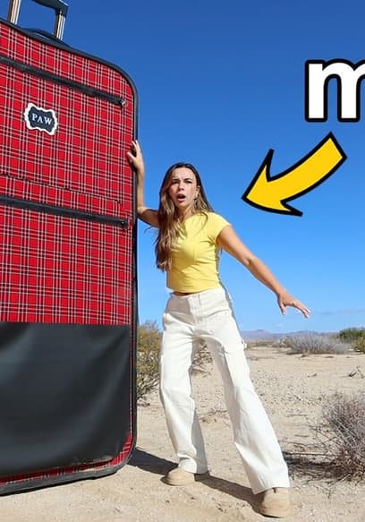 S01:E08 - Surviving Inside World's Largest Suitcase poster