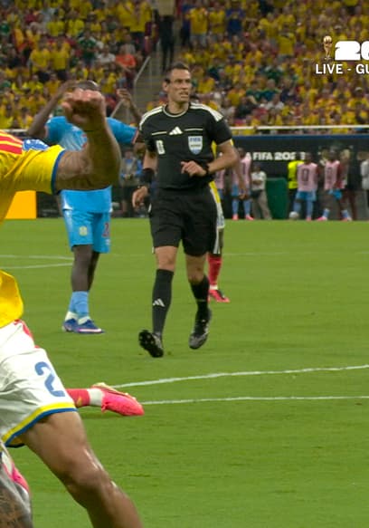 Colombia’s Daniel Muñoz Scores Goal, Taking Lead vs. DR Congo poster