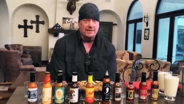 S13:E08 - The Undertaker Takes Care of Business While Eating Spicy Wings