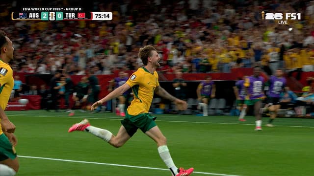 S2026:E18 - Australia’s Mathew Leckie hits absolute screamer to extend lead over Türkiye