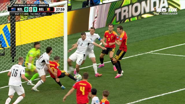 S2026:E182 - Leandro Trossard Pounces on Loose Ball to Put Belgium Ahead of New Zealand