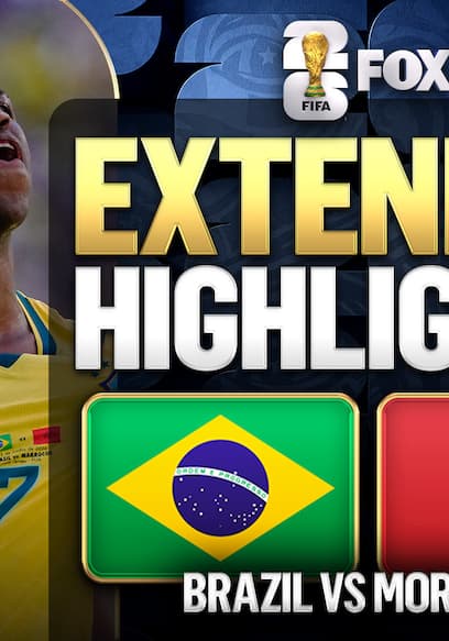 Brazil vs. Morocco poster