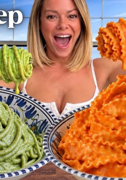 S01:E12 - Quick and Easy Dinner - Meal Prep Pasta and Sauce Recipes - Raw Green Sauce and Roasted Vegetable poster