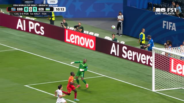 S2026:E194 - Uzbekistan's Eldor Shomurodov Scores Goal, Taking Early Lead vs. DR Congo